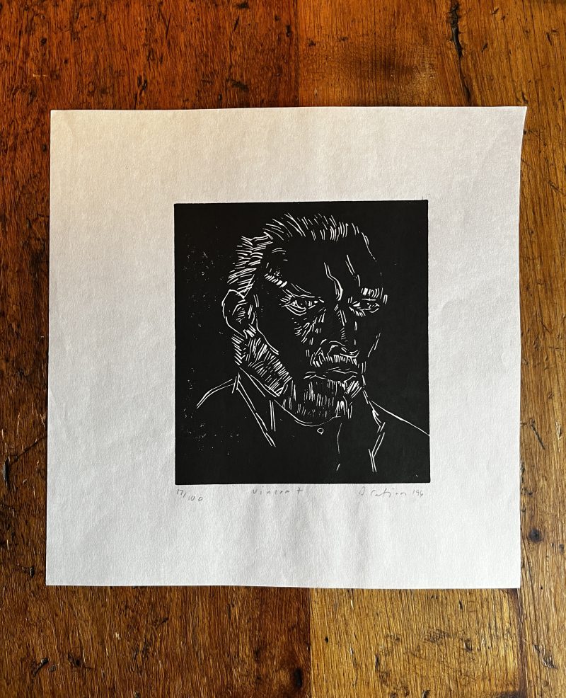 'Vincent', 17/100, Measures 10.5 X 11 inches
