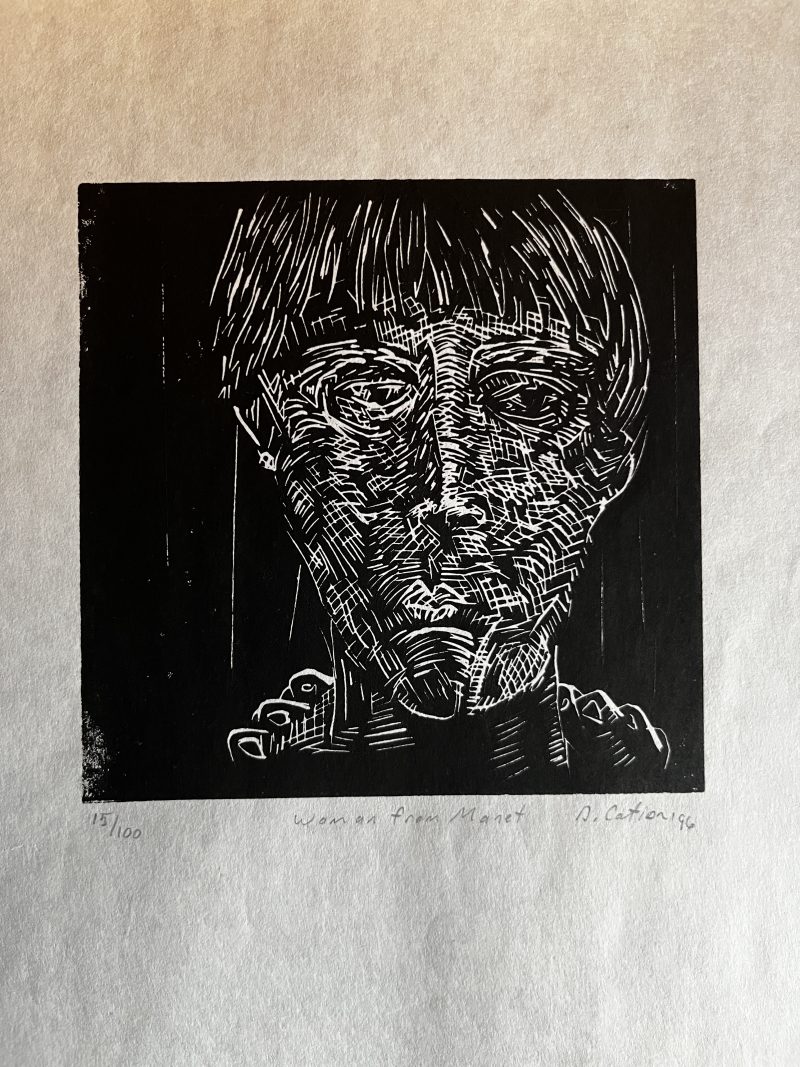 'Woman from Manet', 15 /100, Measures 10.5 X 11 inches