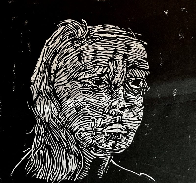 'Zoe', 8/100, Measures 10.5 X 11 inches