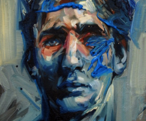 SOLD. Andrew Salgado (London, England), ‘Smother’, Oil on Canvas, 2012